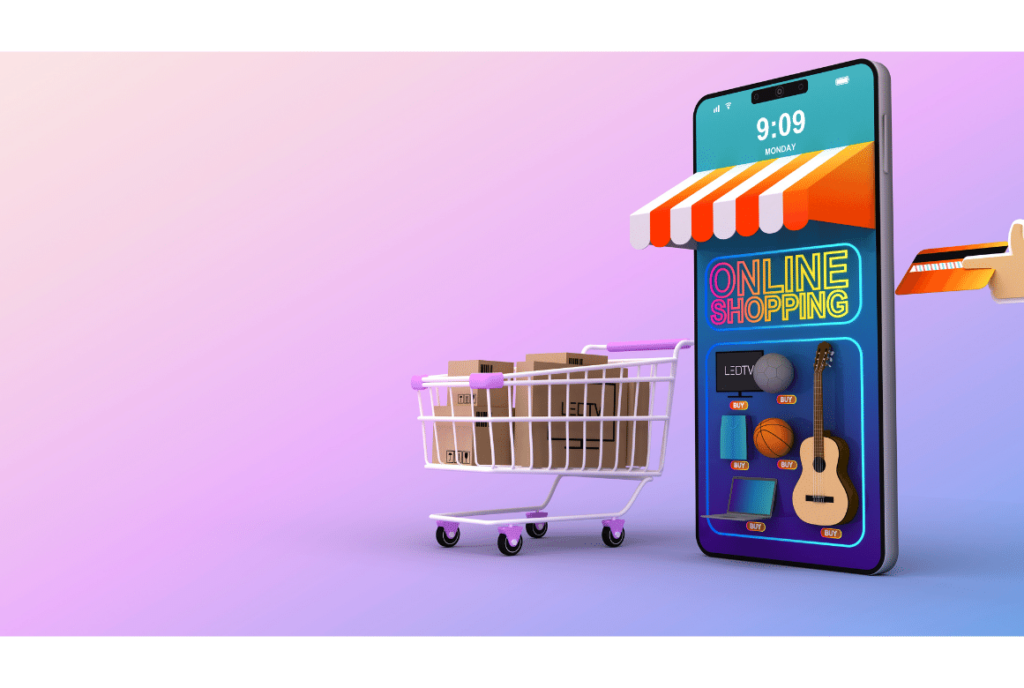 Live Shopping and Shoppable Ads for e-commerce on mobile devices.